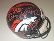 2012 Denver Broncos Team Autographed Riddell Full Size Football Helmet with 37 Signatures Total, Proof Photos