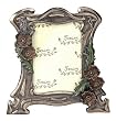 Poppy Flower Frame - Cold Cast Resin - 5'' Height