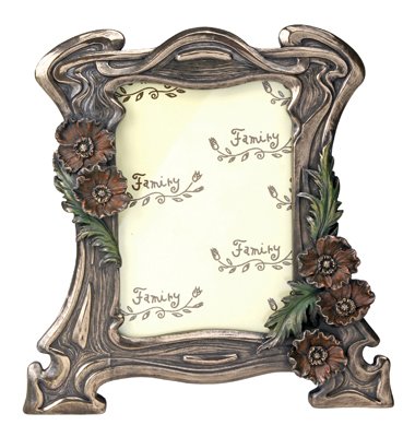 Art Nouveau - Poppy Frame - Collectible Figurine Statue Sculpture