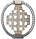 803 Jerusalem Cross Door Knocker in Solid Bronze