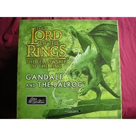 William Britain Gandalf and the Balrog lord of the rings hand painted diorama