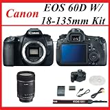 Canon EOS 60D SLR Digital Camera + Canon EF-S 18-135mm f/3.5-5.6 IS Lens + Best Value 32GB Lens Accessory Package