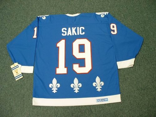 Buy JOE SAKIC Quebec Nordiques 1994 CCM Vintage Throwback Away Hockey Jersey