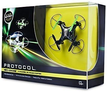 Protocol - Slipstream 4-channel Radio-controlled Mini Quad-copter - White/blue