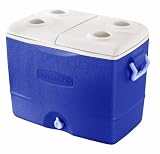 Rubbermaid 2A9200PMTL 50 Quart Wheeled Cooler