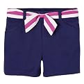 Newborn Girls' DwellStudio for Target® Tie Front Bermuda - Grape Juice