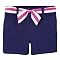 Newborn Girls' DwellStudio for Target® Tie Front Bermuda - Grape Juice