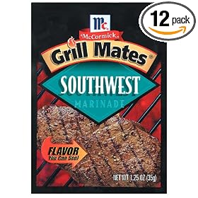 McCormick Grill Mates Southwest Marinade, 1.2500-ounces (Pack of12)