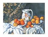 Paul Cezanne - Natura Morta Con Tenda, 1898/99 Poster Kunstdruck (30 x 24cm)