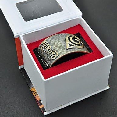 QJYB Naruto Uzumaki Naruto Holz Bl?tter Symbol Armband Cosplay Zubeh?r , Silber
