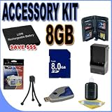 BigVALUEInc Accessory Saver Bundle for Panasonic Lumix DMCFZ18, DMCFZ28, DMCFZ30, DMCFZ50 Digital Cameras CGA-006 Kit Includes Rechargeable Lithium Ion Replacement Battery CGA006 + 8GB SD / HC Secure Digital Memory Card and MORE