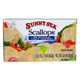 Sunny Sea Boiled Scallops, Eoc, 3 Ounce Cans (Pack of 24)