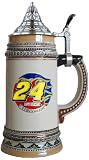 #24 Jeff Gordon 20 Oz. Lidded Ceramic Stein by Bergamot