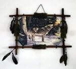 W�lfe * Indianer Mandella * Wolfsbild...