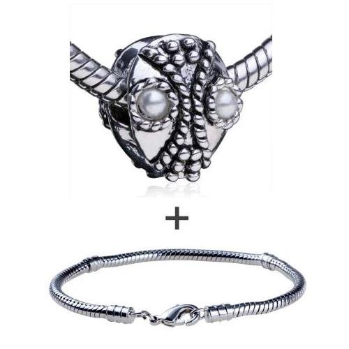  Delicate Spiderman Pattern European Charm Bead Bracelet Fits Pandora Charms