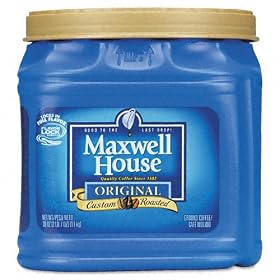 KRAFT FOODS, INC Ground Coffee, Regular, 34.5 oz. Can by Maxwell House�