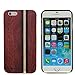 iPhone 6 Plus Folio Case, Handmade Real Bamboo Pattern Magnetic Closure/Stand/Wood bumper/360 protection Case for iPhone 6 Plus