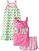 Komar Kids Big Girls' Dream Chevron 3 Piece Pajama Set
