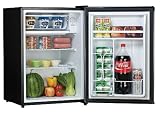 2.8 cu.ft. Refrigerator Color: Black
