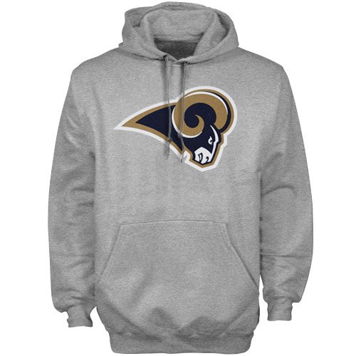 Reebok St. Louis Rams Ash Logo Premier Hoody Sweatshirt (X-Large)