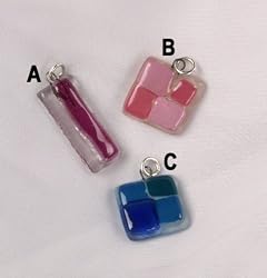 CLOSEOUT PRICING! - Fused Glass Pendants - 3 Styles to Choose From!