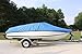 VORTEX HEAVY DUTY VHULL FISH SKI RUNABOUT COVER FOR 17 18 19' BOAT, BEST AVAILABLE COVER BLUE
