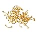 IPINK Spike Bars Labret Lip Ring Stud Body Piercing Stainless Steel Gold Plated 36-50pcs 16g Mixed