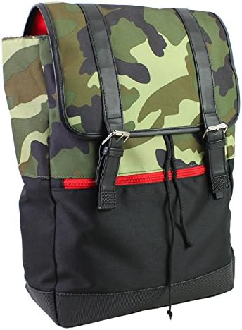BJX Kids Camo Flap British Style Rucksack/Backpack