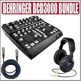 Behringer BCD3000 B-Control DJ Mixer w/ Accessory Bundle