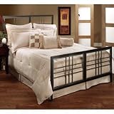 Hillsdale Furniture 1334BKR Tiburon Bed, Magnesium Pewter