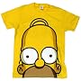 The Simpsons - Homer Huge Face Mens T-shirt in Yellow