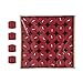 Mega Candles 72 pcs Unscented Red Votive Candle | Pressed Wax Candles 10 Hours 1.38
