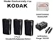 3 Pack Extended Life Replacement Battery Pack For Kodak KLIC-8000 1700MAH! For The Kodak Easyshare Zx1 Z612 Z712 Z812 Z1085 Z1015 Z1012 Z1485 Z8612 IS + 110/220V 1 Hour Home & Car Charger + SSE Cleaning Cloth