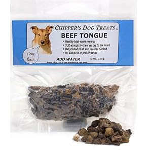 Chippers Treats, Beef Tongue, 2.3 oz.