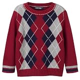 Toddler Boys' Cherokee Argyle Sweater - Red