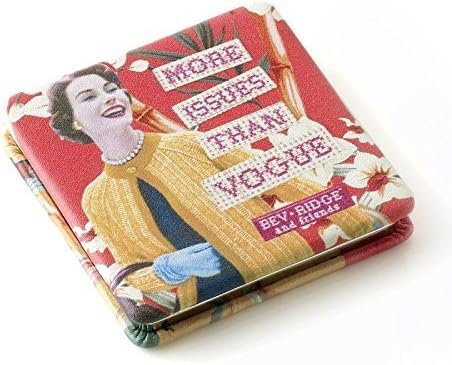 More Issues Than Vogue Compact Mirror. Retro Design by Bev Ridge by Bev Ridge