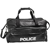 Embassy Black Hand-Sewn Pebble Grain Genuine Leather Duffle Bag
