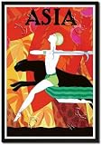 Framed Art Poster 20x30, Asia Magazine: Mowgli and the Black Panther