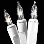 Orman Set of 140 Clear Random Twinkling and Chasing Mini Christmas Lights - White Cord