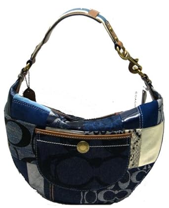 coach satchels denim
