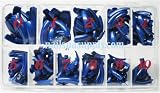 Nail Tips Dark Blue 550 Pcs/Box