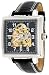 Adee Kaye #AK8022-M1 Men's Square Self Winding Automatic Skeleton Watch