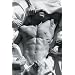 Almost Nude, Sexy Muscular Man. Black & White Photography. Art Poster Print. 22" x 28"