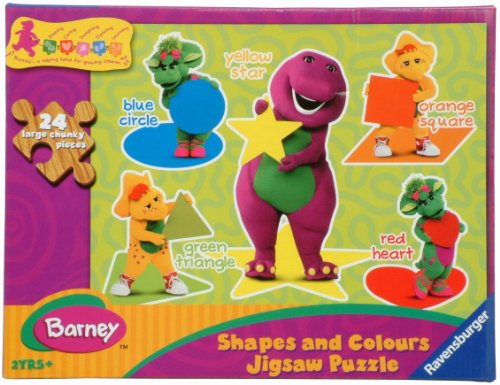 Ravensburger Puzzle Barney Shapes and Colours Wooden Puzzle