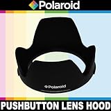 Polaroid Studio Series Lens Hood With Exclusive Pushbutton Mounting System - no more 'screwing around