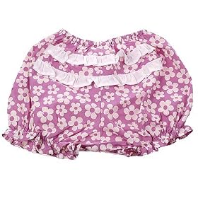 Newborn Infant Baby Girls Undergarment LAVENDER FLORAL Bloomers 3-24M