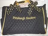 Pittsburgh Steelers Diaper Bag Black Gold Baby Tote w/ Changing Pad