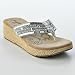 Mudd Boise Wedge Thong Sandals