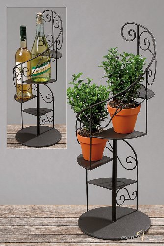 Blumentreppe Pflanzentreppe Blumenbank 4 Ablagen