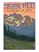 Joseph, Oregon, Spring Flowers Giclee Poster Print, 24x32